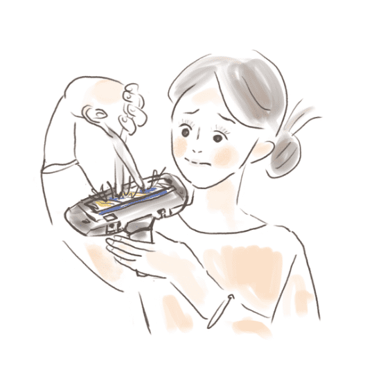 今までは、からんだゴミのお手入れが大変でした。