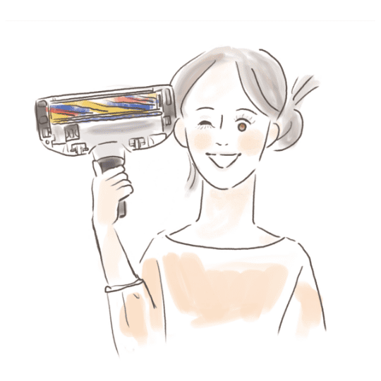 充電の度にブラシがキレイに！