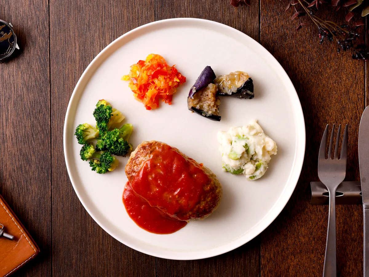 チリハンバーグステーキ